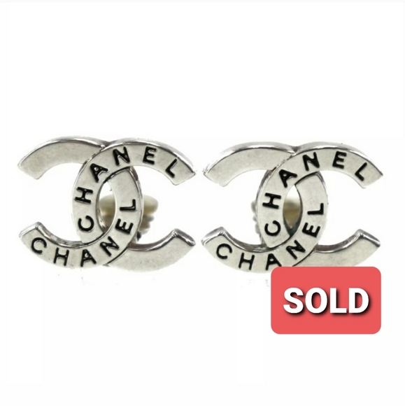 CHANEL Jewelry - ❌SOLD❌ Chanel Vintage Silver Clip On Earrings